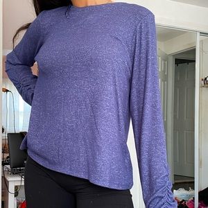 Blue long sleeve shirt